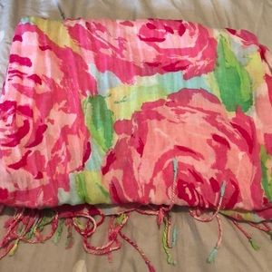 Lilly Pulitzer Pink first impressions scarf
